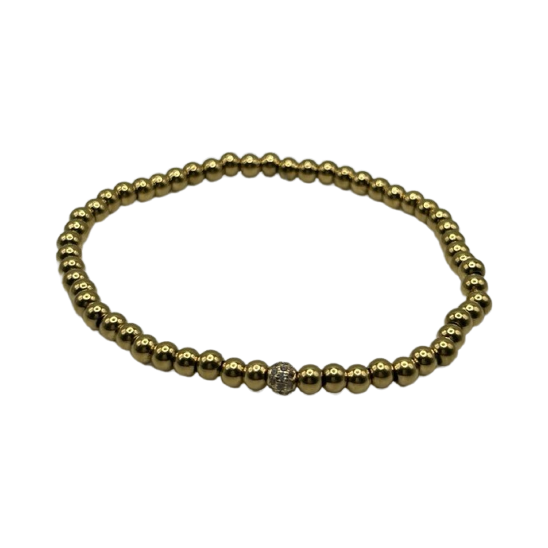 SMALL GOLD BALL BRACELET Clairvaux