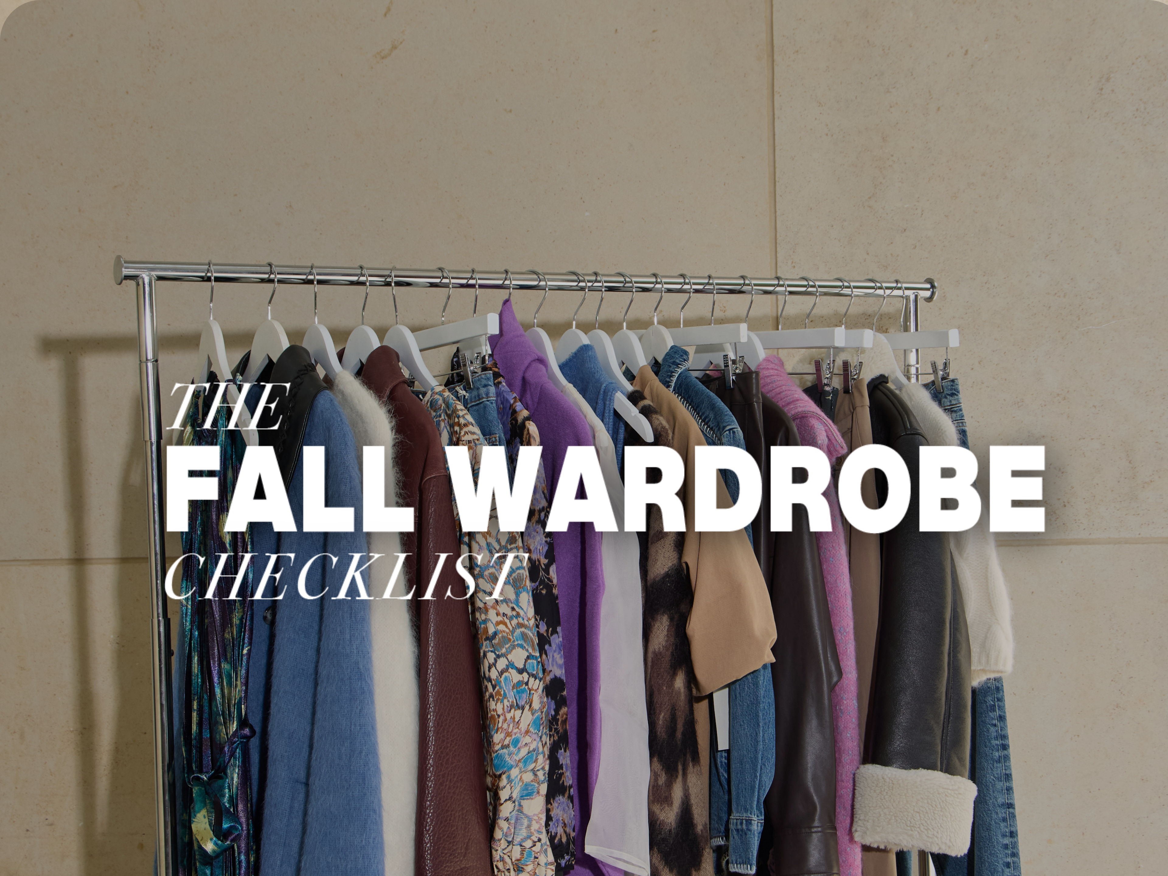 THE FALL WARDROBE CHECKLIST