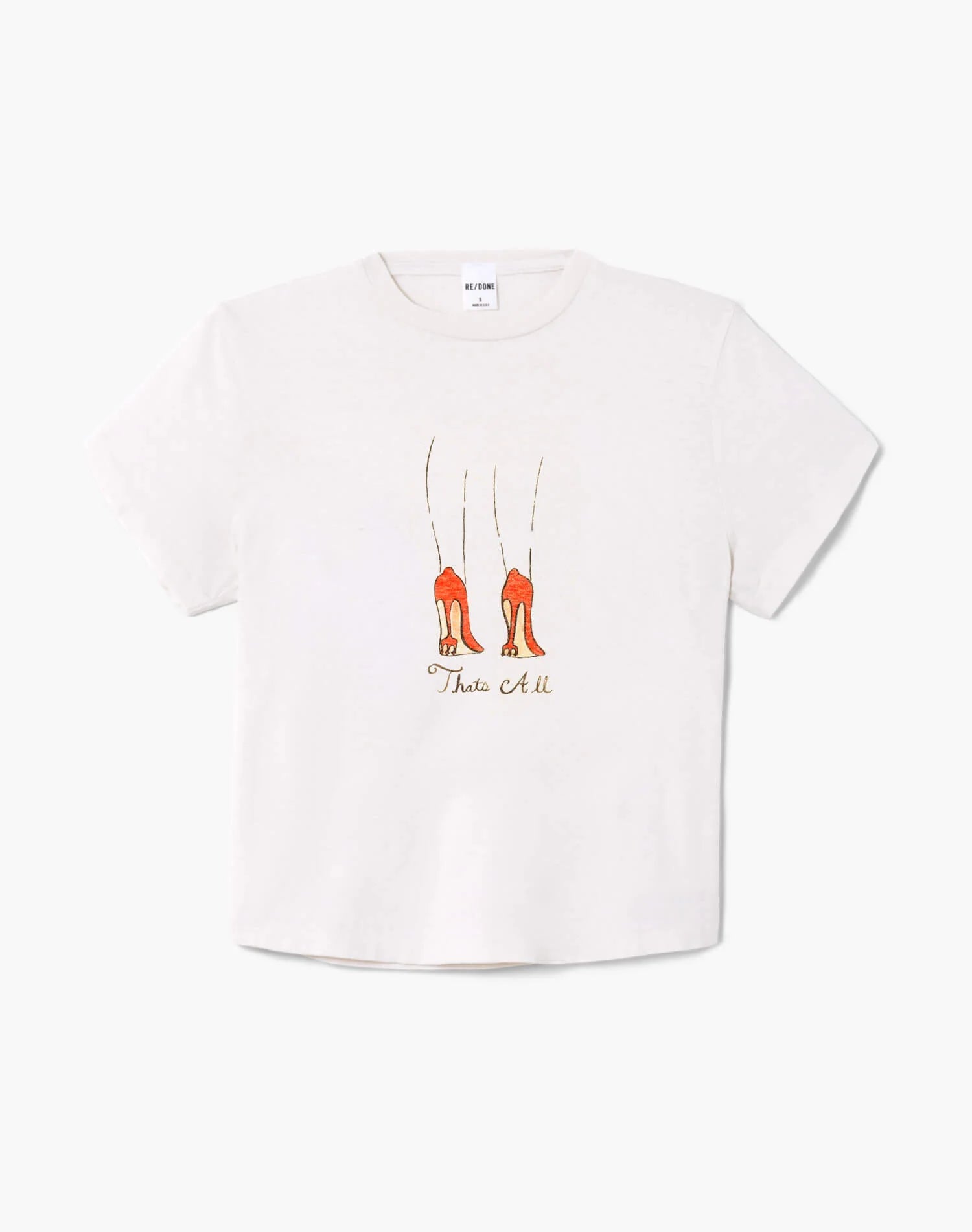 white tee devil's wear prada re/done 