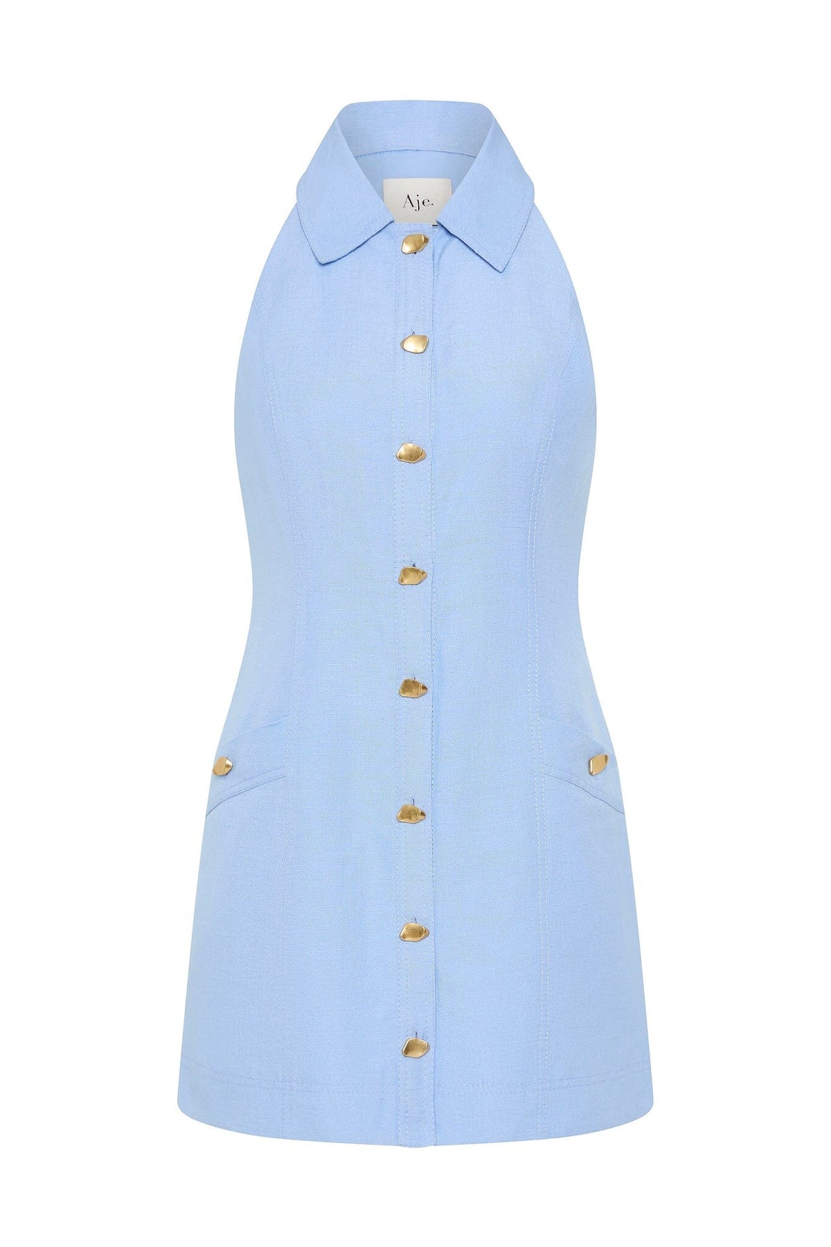 ANGELA HALTER MINI DRESS – Clairvaux ANGELA HALTER MINI DRESS – Clairvaux