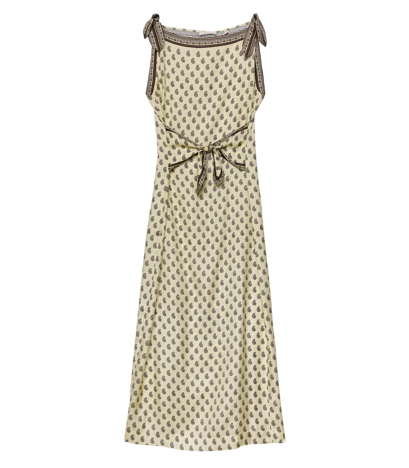 Amorette Dress - Silk Viscose Column Dress with Taormina Paisley | DOEN
