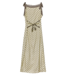 Amorette Dress - Silk Viscose Column Dress with Taormina Paisley | DOEN