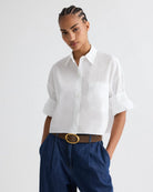 TWP WHITE SHIRT SUPERFINE COTTON