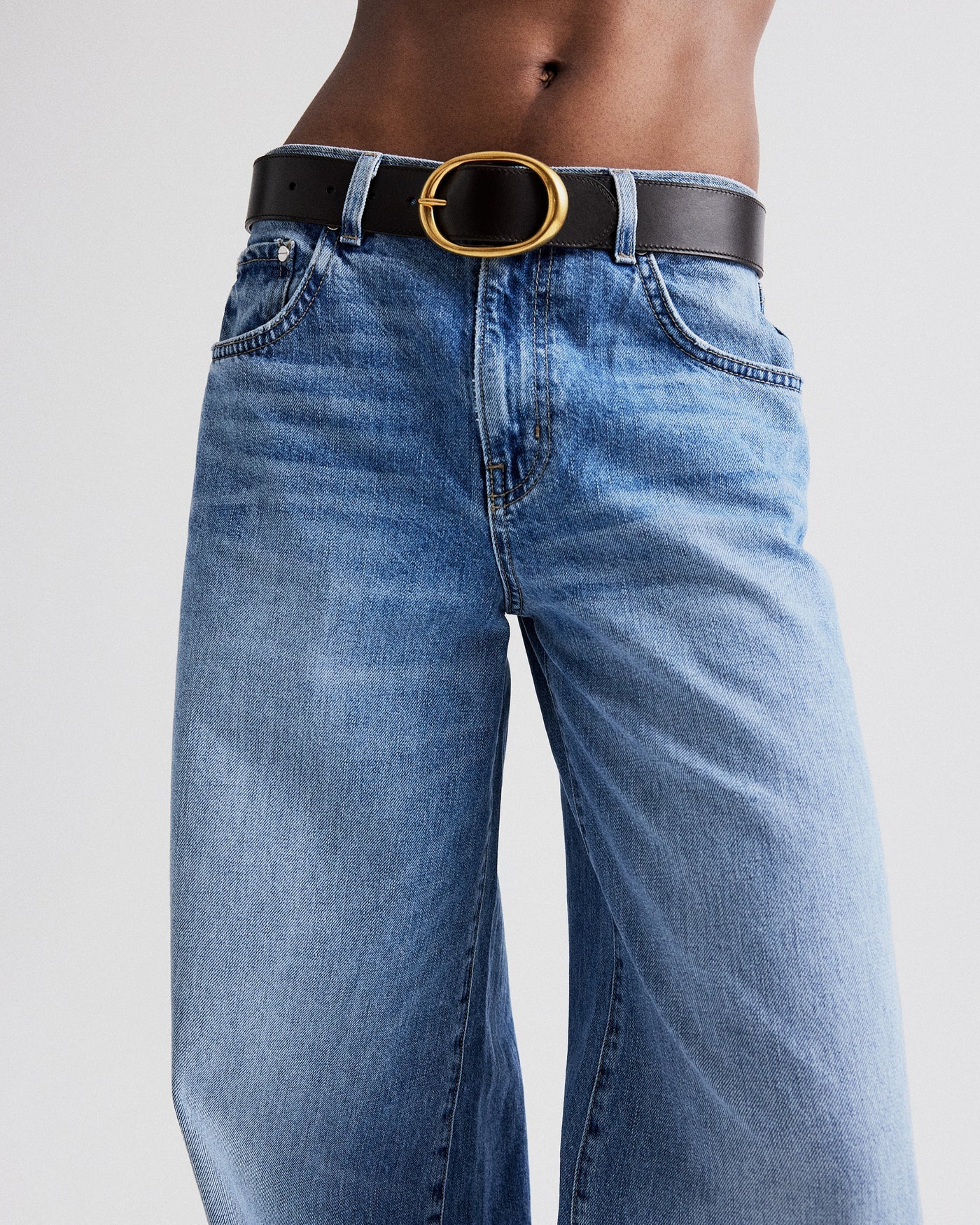 TWP TINY DANCER JEAN IN VINTAGE WASH DENIM