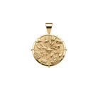 Black and gold keychain with a tag on a white background JANE WIN HOPE SMALL