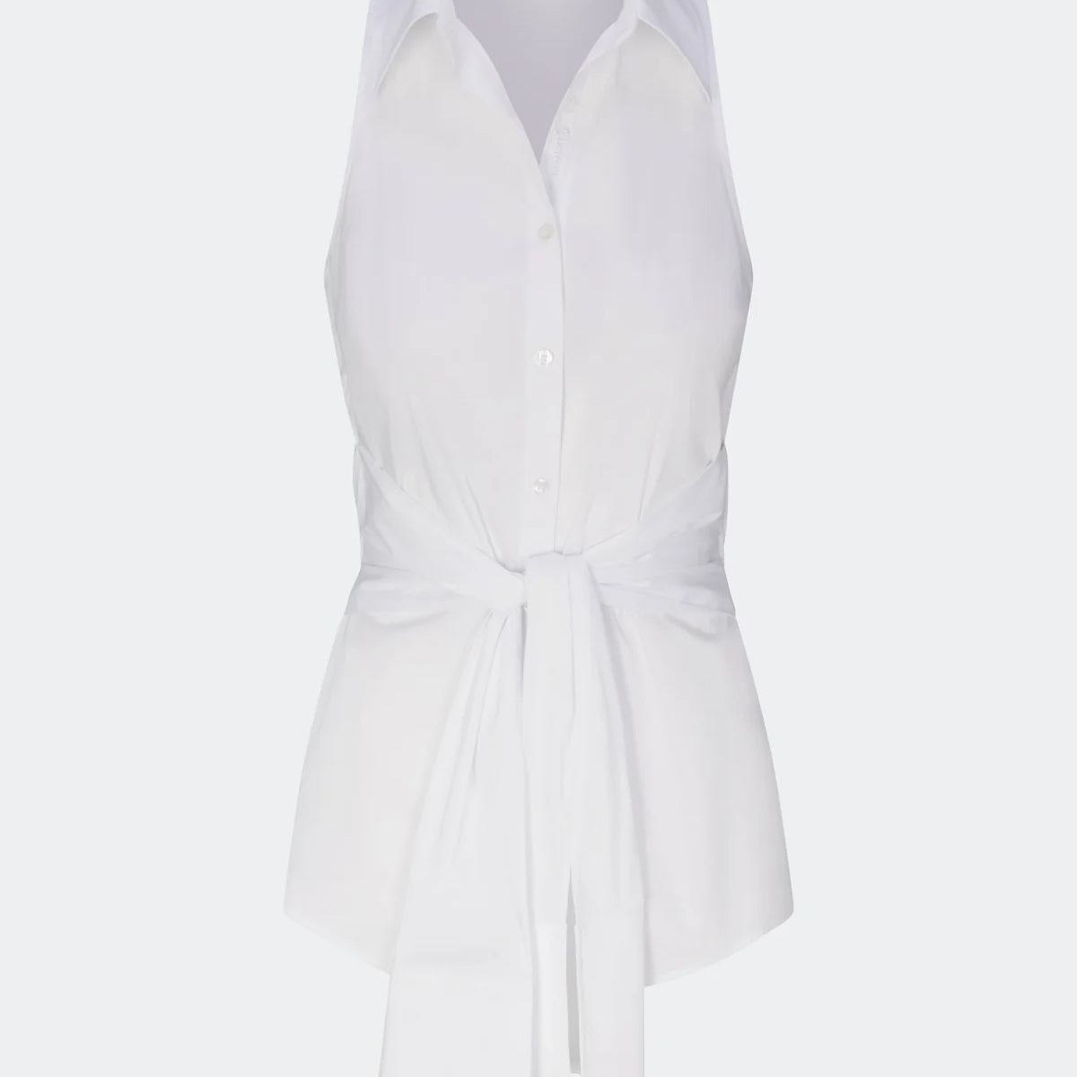 INNA SLEEVELESS POPLIN TOP – Clairvaux