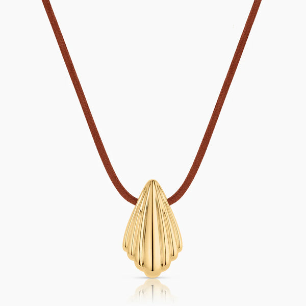 LA SIRENA LEATHER CORD NECKLACE