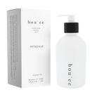 Bouée scented body oil bottle and packaging on a white background