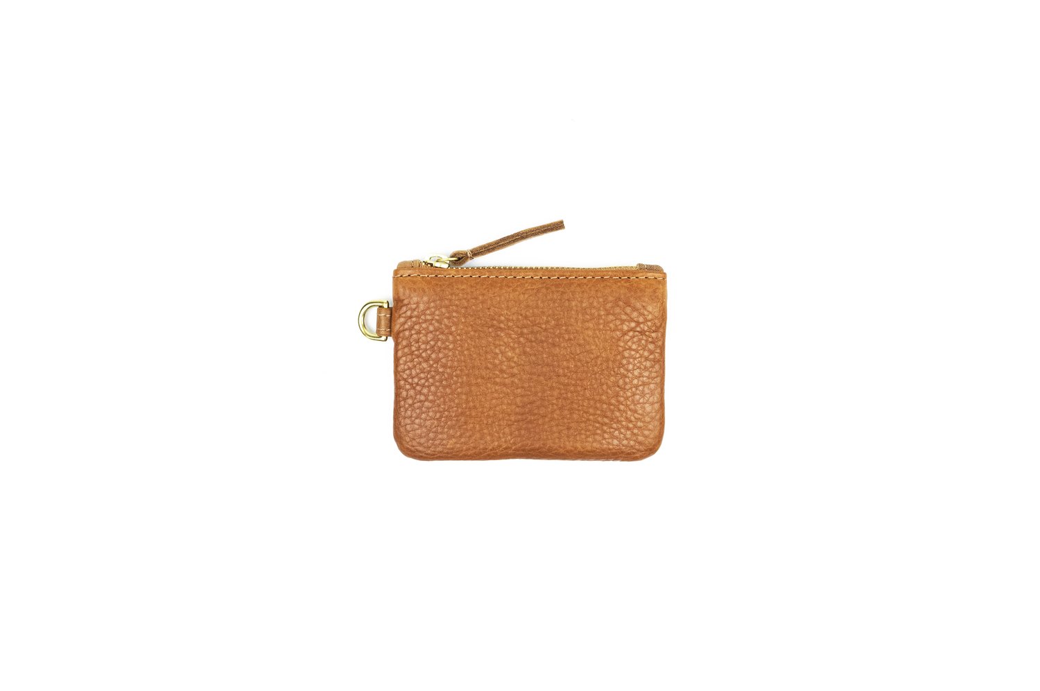 LEATHER COIN POUCH COGNAC LEATHER COIN POUCH COGNAC