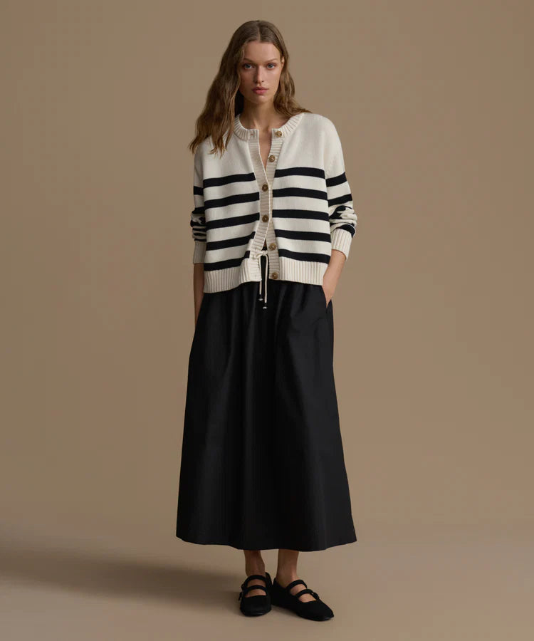 JENNI KAYNE BLACK MIDI SKIRT