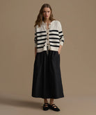 JENNI KAYNE BLACK MIDI SKIRT
