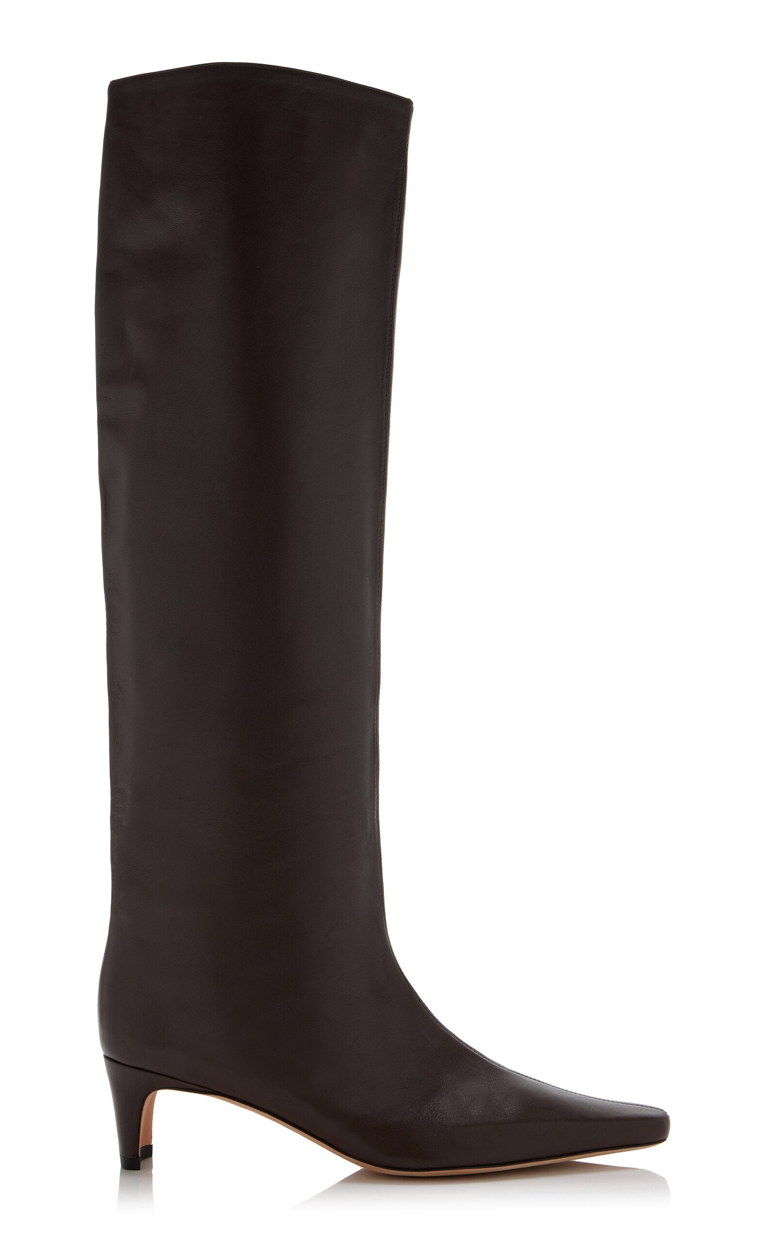 【関税込み】Staud ブラック Wally ハイヒール ロングブーツ WALLY BOOT BLACK