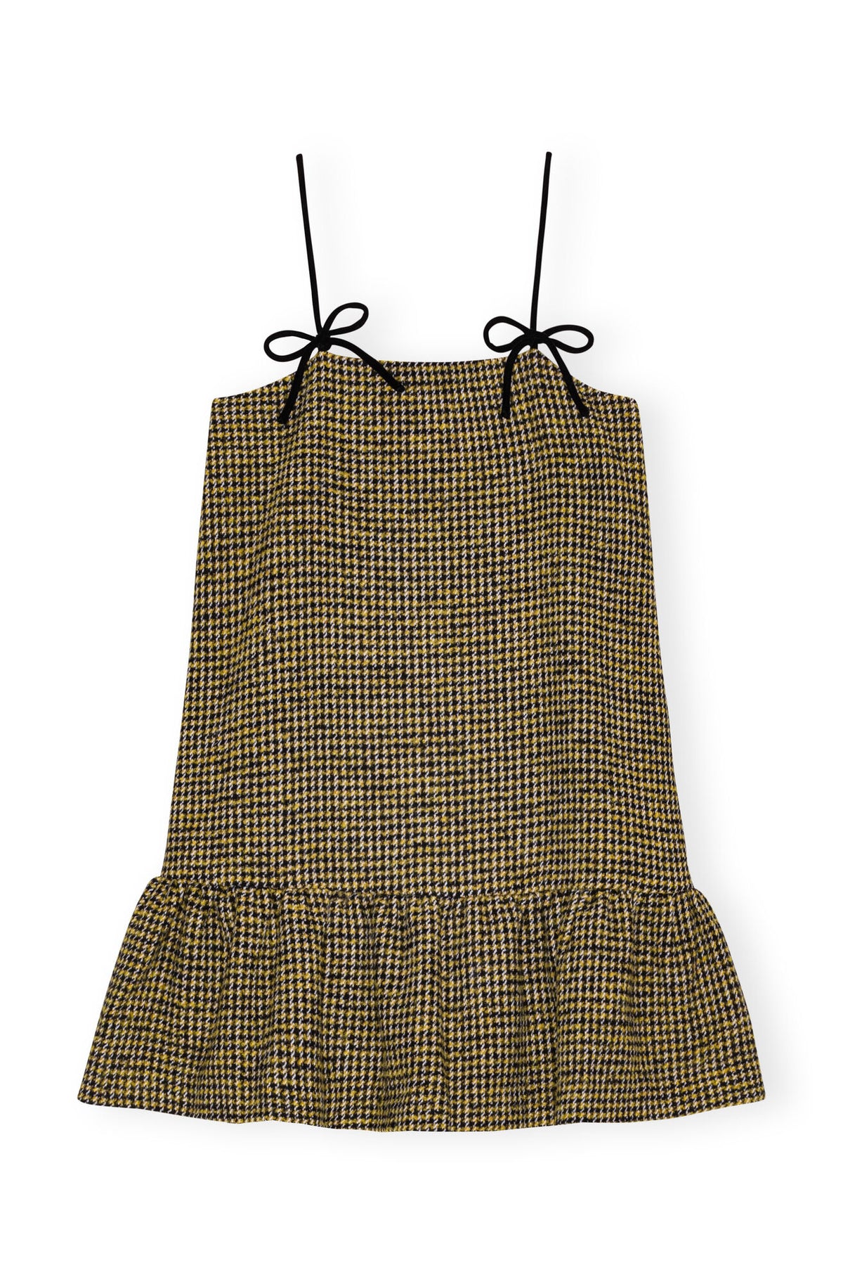 WOOLLEN CHECK MINI DRESS – Clairvaux
